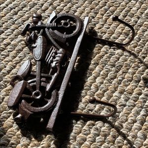 Key/Coat Cast Iron Motorcycle